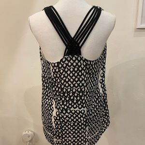 Black and white tank